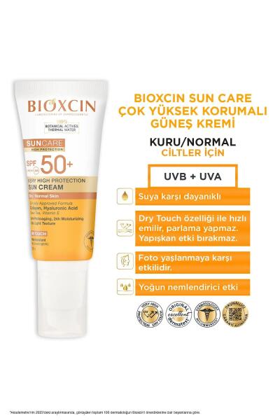 Bioxcin Sun Care Kuru/Normal Ciltler Icin Gunes Kremi Spf50+ 50 Ml- Bioxcin Sun Care Sprey Spf50+ 200 Ml - 3