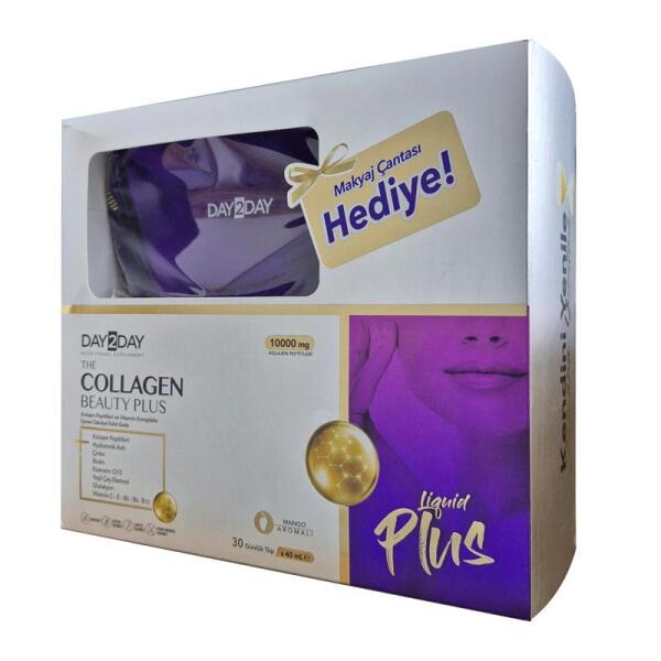 Day2Day The Collagen Beauty Plus 30 Tüp Makyaj Çantası Hediyeli - 1