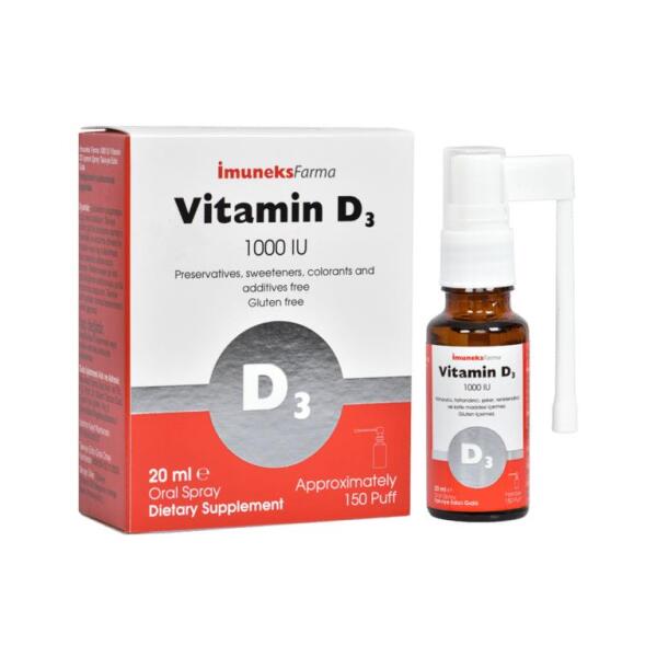 İmuneks Vitamin D3 1000 mg 20 ml - 1