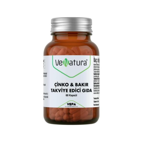 VeNatura Çinko & Bakır 60 Kapsül - 1